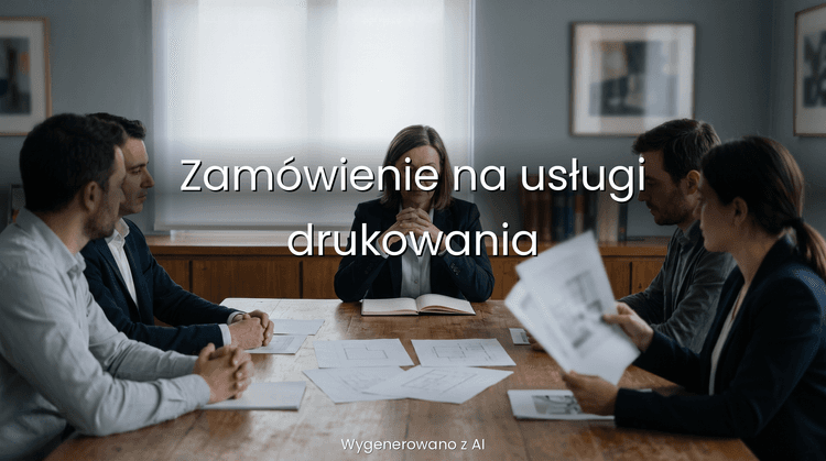 Kiedy usługi drukowania mogą stanowić odrębne zamówienia w instytucji kultury?
