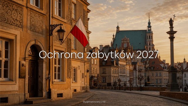 Zmiany w ochronie zabytków od 1 stycznia 2027 r. 