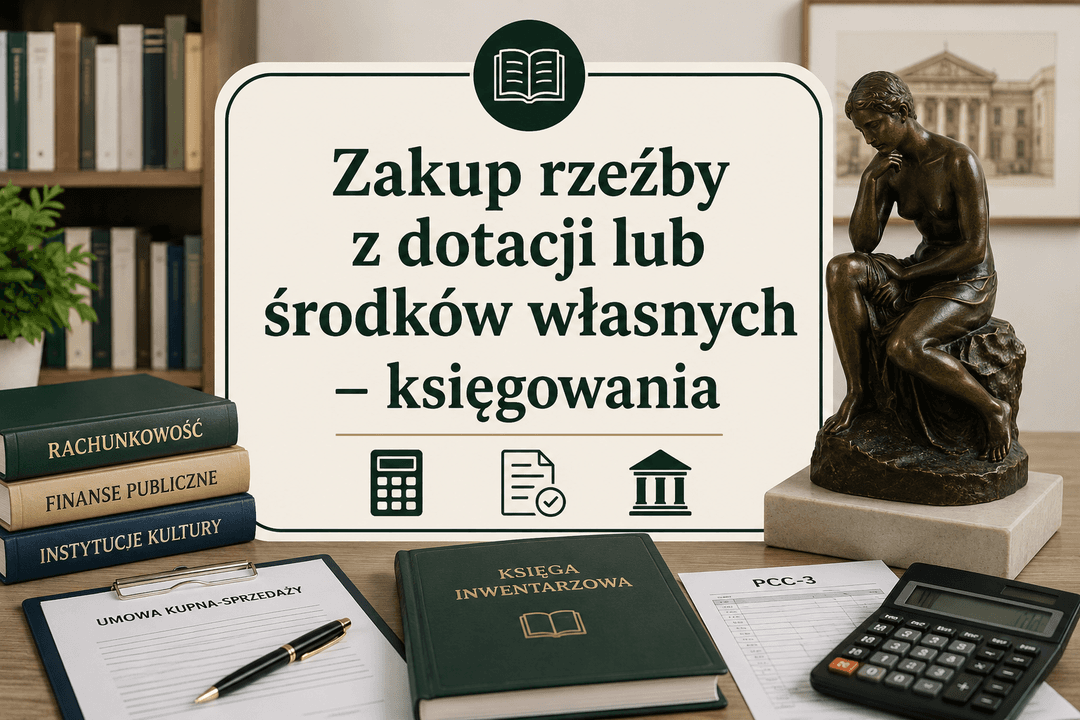 Jak ująć zakup dzieła sztuki w księgach instytucji kultury