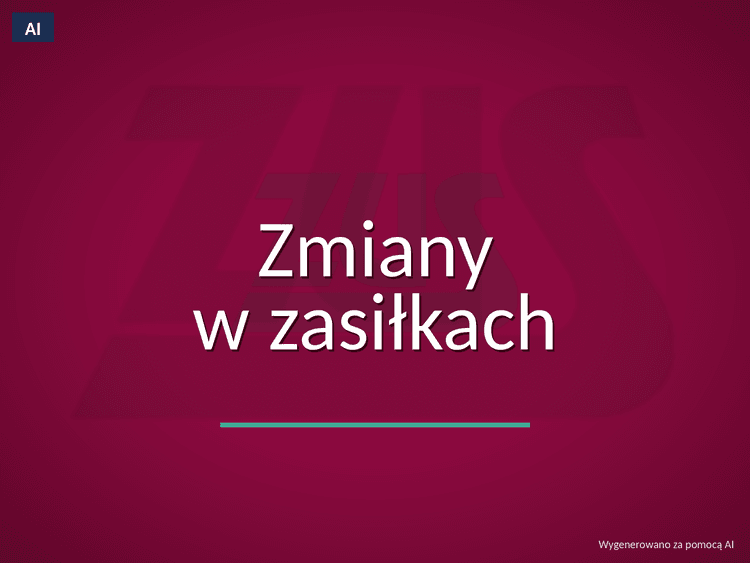 Nowe zasady dokumentowania zasiłków od 24 października 2026 r. 