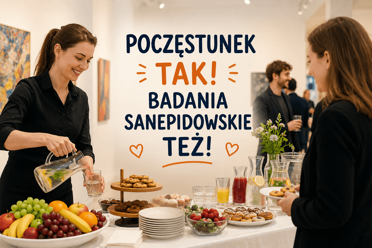 czy pracownik musi mieć badania sanepidowskie, gdy podaje poczęstunek