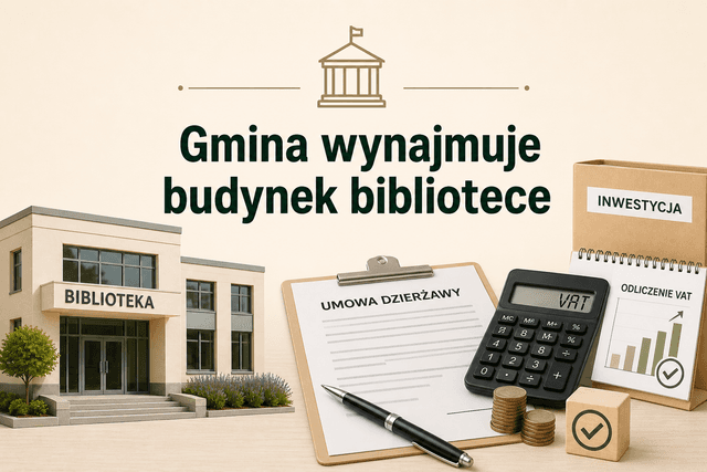 Gmina wynajmuje budynek bibliotece 