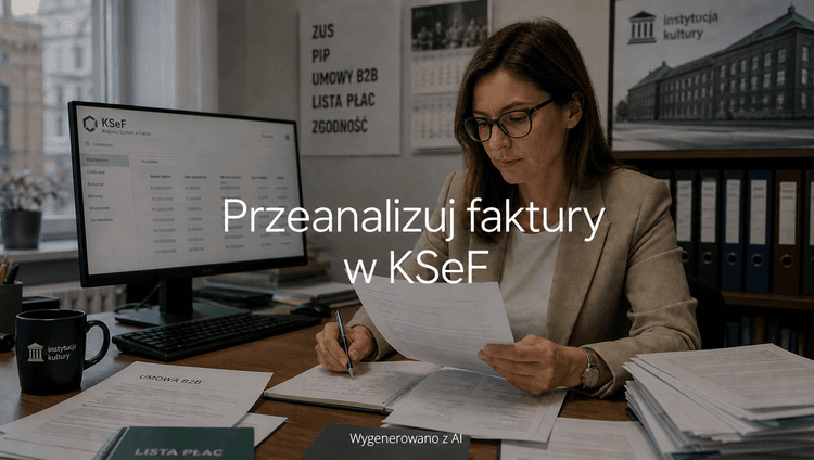 KSeF a składki ZUS w instytucji kultury 
