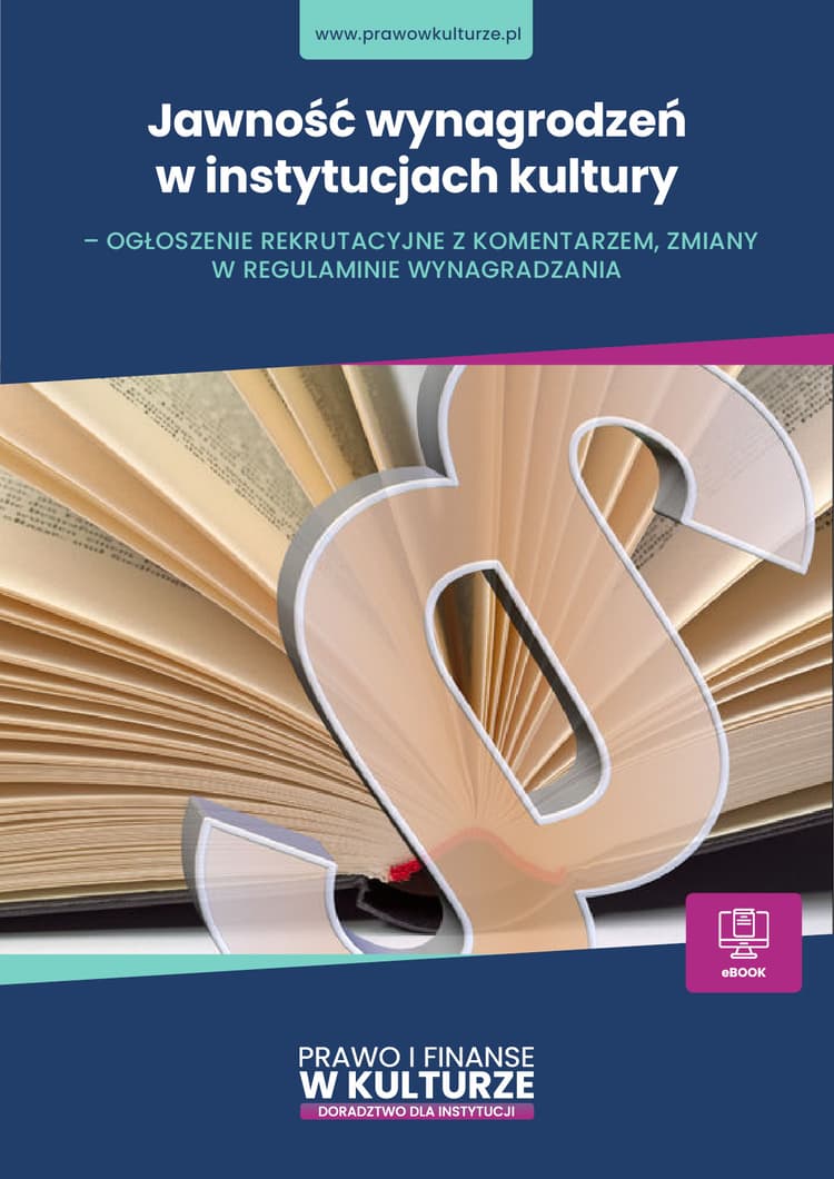 jawność wynagrodzeń w instytucjach kultury