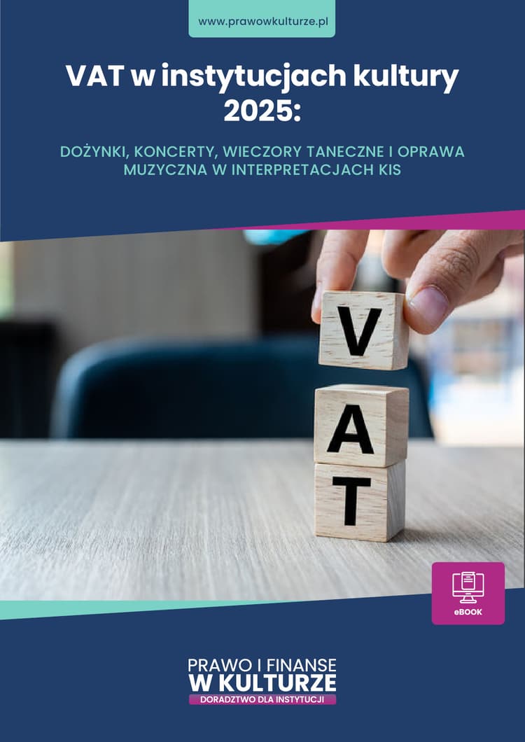 VAT w instytucjach kultury