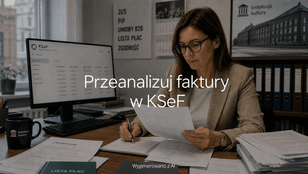 KSeF a składki ZUS w instytucji kultury