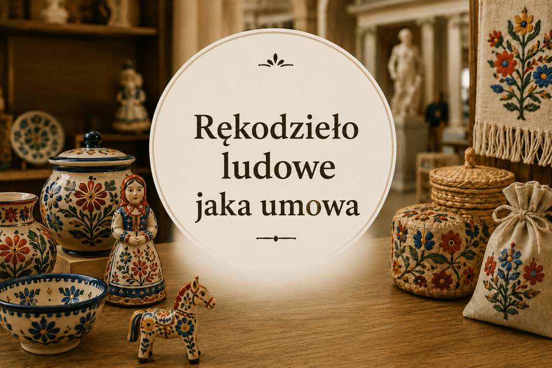 Czy muzeum może kupić rękodzieło ludowe na podstawie umowy o dzieło?
