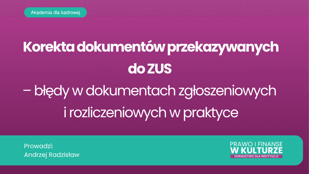 Korekta dokumentów przekazywanych do ZUS_plansza